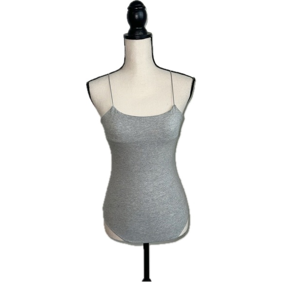 wild fable Tops - Wild Fable Gray Fitted Camisole Bodysuit
